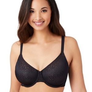 Wacoal Black Back Appeal Underwire Bra 38DD